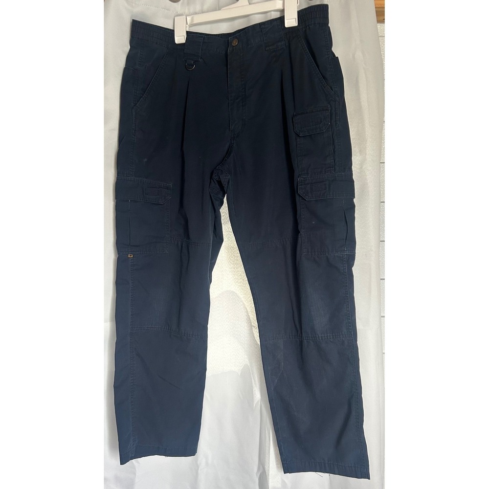 First Tactical Mens V2  Pants Navy Blue Ripstop Cargo Work Trousers.38x30